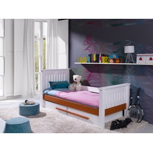MebloBed Postel Carmen 80x180 cm (Š 94 cm, D 197 cm, V 95, 70 cm), Bílý akryl, Bílý akryl, bez matrací