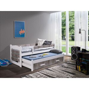 MebloBed Rozkládací postel Tiago II s úložným prostorem 80x180 cm