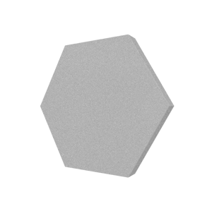 Mega-acoustic Absorpční panel HoneyFoam světle šedá 5 cm