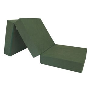 Fimex Skládací matrace pro hosty Fun 70x195x8 cm tmavě  zelená