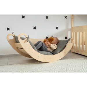 AMBRILO Montessori houpačka NATURAL XXL 6v1
