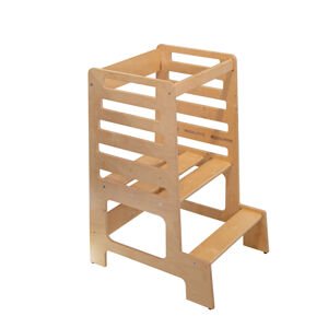 AMBRILO Montessori učící věž NATURAL