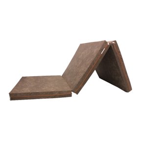 e-matrace.com Skládací matrace pro hosty hnědá 8 cm 80x195 cm