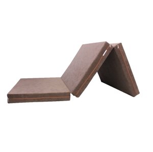 e-matrace.com Skládací matrace pro hosty hnědá 10 cm