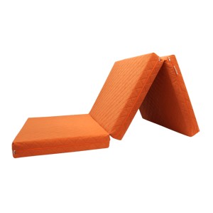 e-matrace.com Skládací matrace Deluxe Orange - 90x195x10 cm