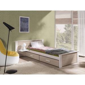 MebloBed Postel Alldo dub sonoma