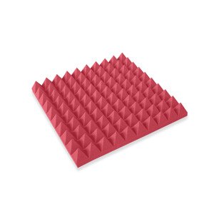 Mega-acoustic Akustická pěna jehlan červená 5 cm