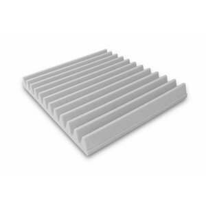 Mega-acoustic Akustická pěna V-profil šedá 50x50x4 cm