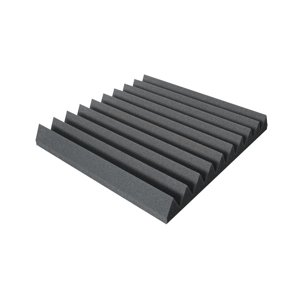 Mega-acoustic Akustická pěna V-profil grafit 50x50x7 cm