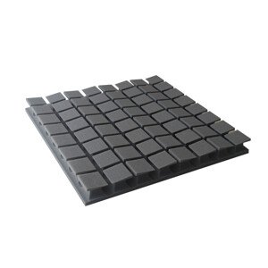 Mega-acoustic Akustická pěna premium PM-8K-U grafit 60x60x6 cm