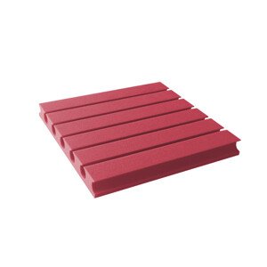 Mega-acoustic Akustická pěna premium PM-3 červená 45x45x6 cm