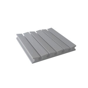 Mega-acoustic Akustická pěna premium PM-3U šedá 45x45x6 cm