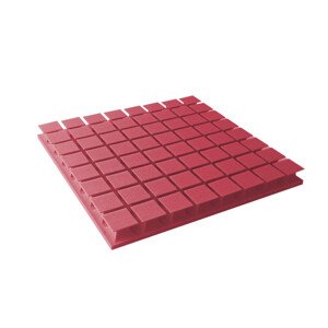 Mega-acoustic Akustická pěna premium PM-8K červená 60x60x6 cm