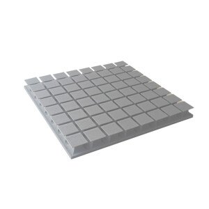 Mega-acoustic Akustická pěna premium PM-8K šedá 60x60x6 cm