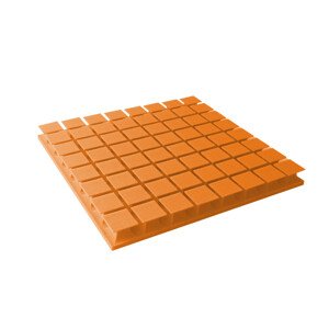 Mega-acoustic Akustická pěna premium PM-8K oranžová 60x60x6 cm