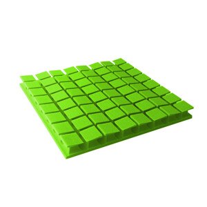 Mega-acoustic Akustická pěna premium PM-8K-U zelená 60x60x6 cm