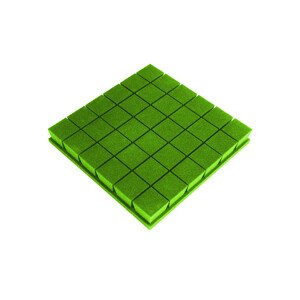 Mega-acoustic Akustická pěna premium PM-K zelená 50x50x7 cm