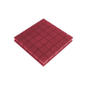 Mega-acoustic Akustická pěna premium PM-K červená 50x50x7 cm