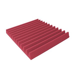 Mega-acoustic Akustická pěna premium Trapez červená 30x30x7 cm