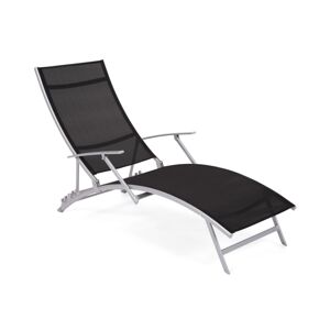 Home&Garden Zahradní lehátko Summer II Silver / Black