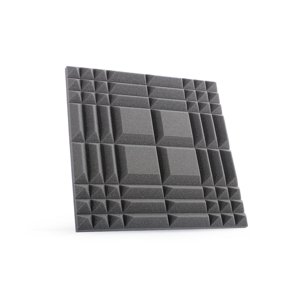 Mega-acoustic Akustická pěna combo A grafit 50x50x4 cm