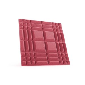 Mega-acoustic Akustická pěna combo A červená 50x50x4 cm