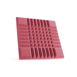 Mega-acoustic Akustická pěna combo B červená 50x50x4 cm