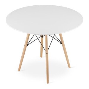 Jídelní stůl TODI 100 cm - buk/bílá