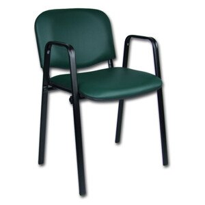 Konferenční židle ISO eko-kůže s područkami