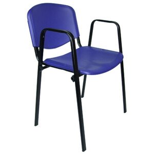 Konferenční židle ISO plastová s područkami