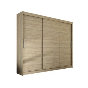Velká šatní skříň ASTON II dub sonoma šířka 250 cm