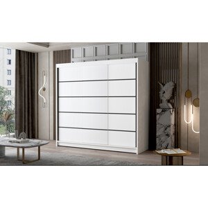 Velká šatní skříň PALERMO VII 200 cm
