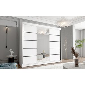 Velká šatní skříň DAVOS VI 250 cm