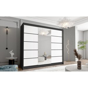 Velká šatní skříň DAVOS VI 250 cm