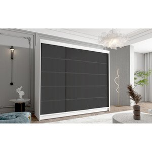 Velká šatní skříň DAVOS VII 250 cm