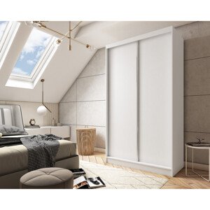 Kvalitní Šatní Skříň bez zrcadla 120 cm