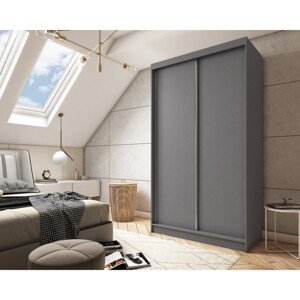 Kvalitní Šatní Skříň bez zrcadla 120 cm