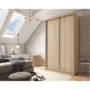 Kvalitní Šatní Skříň bez zrcadla 120 cm