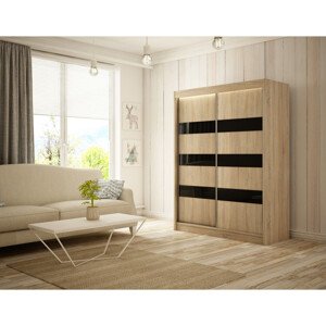 Kvalitní Šatní Skříň Solit 150 cm