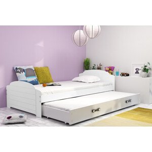 Dětská postel LILI s výsuvným lůžkem 90x200 cm -