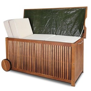 Dřevěný úložný box - akát - 117 cm