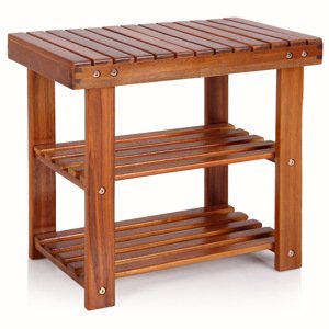 Botník a lavice 2v1 akát - 50cm