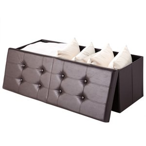 Úložný box Casa hnědý - 80 x 40 x 40 cm