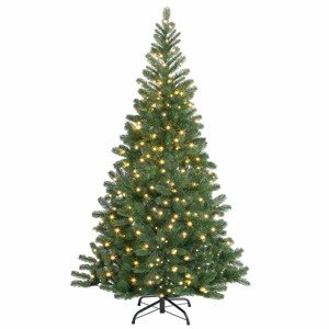 Umělý vánoční stromeček 150 cm + světelný řetěz