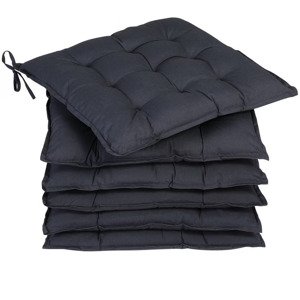 6 x poduška Cozy - antracit