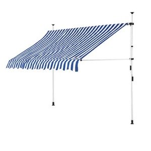 Markýza modře bílá - 250 cm