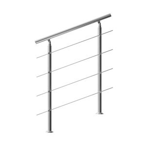 Schodišťové zábradlí 4 vzpěry - 100 cm