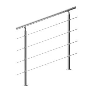 Schodišťové zábradlí 4 vzpěry - 120 cm