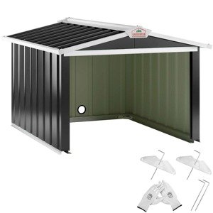 Garáž pro robotickou sekačku 86x100x63cm - antracit