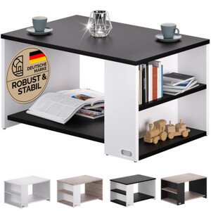 Konferenční stolek Santa Cruz 90x59x47cm - bílý/antracit